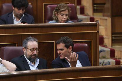 Rivera en el Congreso de los Diputados