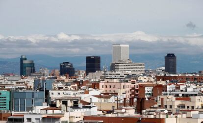 Cielo de Madrid durante el confinamiento por la pandemia, en abril de 2020.