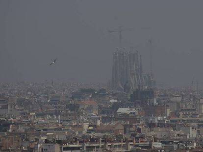 Contaminació a Barcelona al juliol.