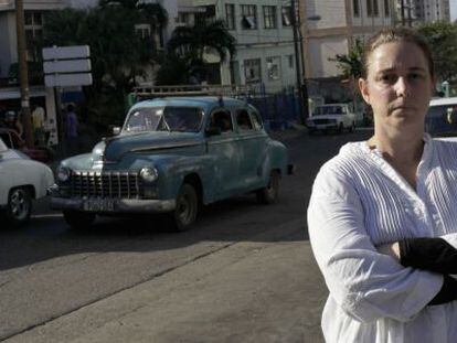 La artista cubana Tania Bruguera, en La Habana.