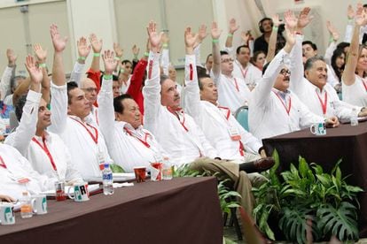 La Asamblea del PRI en Campeche. 