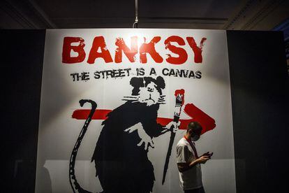 Cartel de la exposición 'Banksy. The Street is a Canvas'.