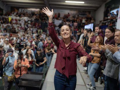 Claudia Sheinbaum en Ensenada (Estado de Baja California), en septiembre de 2023.