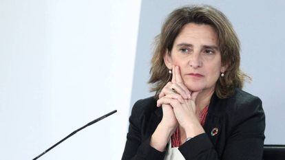 La vicepresidenta cuarta y ministra para la Transición Ecológica y el Reto Demográfico, Teresa Ribera. 