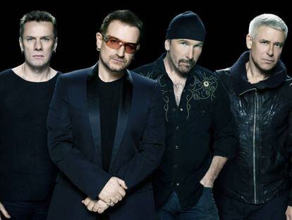 Els membres d'U2.