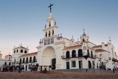 The hermitage of El Rocio, a town in the province of Huelva.