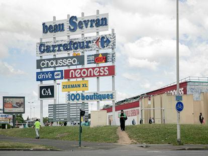 Centro comercial de Sevran, en los suburbios de París.