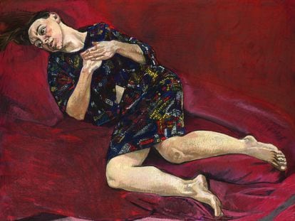 'Amor' 1995, de Paula Rego. Pastel sobre papel sobre aluminio. 120 × 160 cm. CORTESÍA OSTRICH ARTS LTD Y VICTORIA MIRO