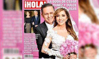 César Yáñez y Dulce Silva, en la portada de '¡Hola!'