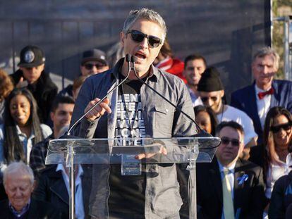 El periodista norteamericano Reza Aslan en un acto en Los Ángeles en 2017.