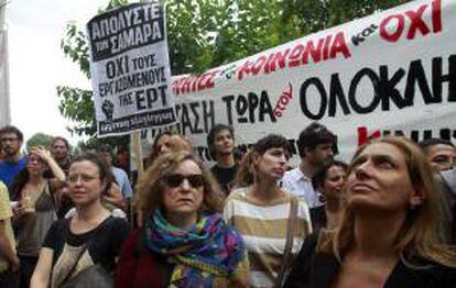 Manifestación en Atenas contra la situación económica. EFE/Archivo