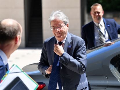 El comisario europeo de Economía, Paolo Gentiloni, en una foto de este verano.