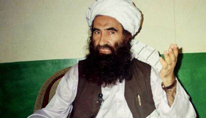 Jalaluddin Haqqani, en una imagen de 1998. 