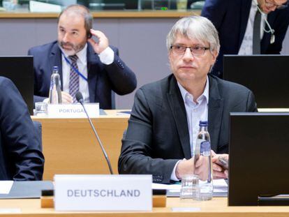 Sven Giegold, secretario de Estado de Economía y Acción Climática, en una reunión de ministros de Energía celebrada en Bruselas en septiembre de 2022.