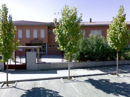 El CEIP Europa, donde se ha producido el intento de rapto.