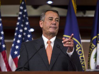 El presidente de la Cámara de Representantes, John Boehner.
