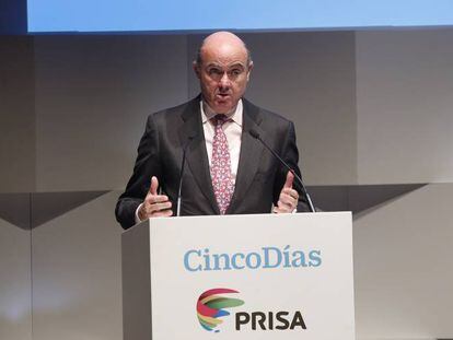 Luis de Guindos, ministro de Economía, Industria y Competitividad.