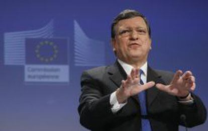 El presidente de la Comisi&oacute;n Europea (CE), Jos&eacute; Manuel Durao Barroso.