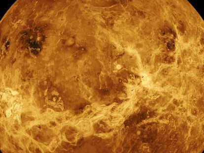 Imagen de Venus difundida por la NASA.