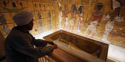 La tumba de Tutankamón, en el Valle de los Reyes, en Luxor, Egipto.