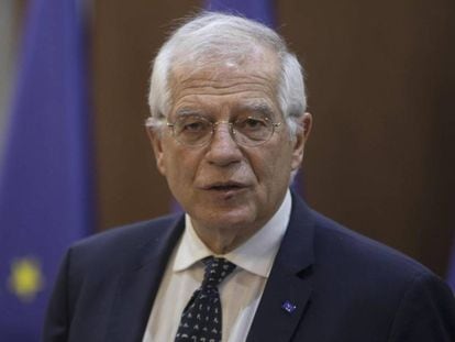 Josep Borrell, en Jordania el pasado 2 de febrero.