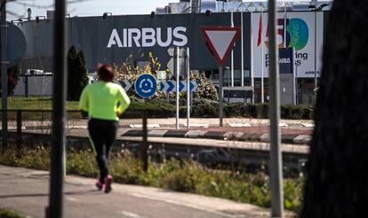 Vista de la fábrica de Airbus en Getafe, el pasado mes de marzo.