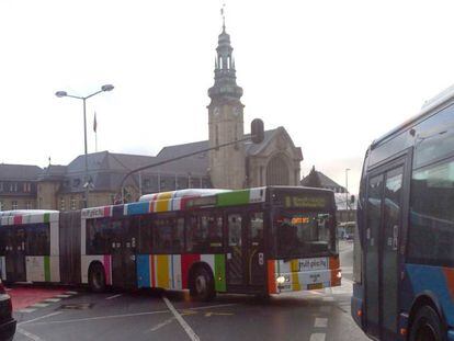Red de autobuses en Luxemburgo, 2012