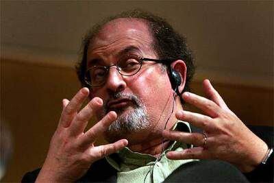 Salman Rushdie, ayer en Barcelona.