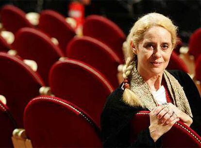 Vicky Peña en el Teatro Español de Madrid, donde actúa en <i>Homebody/Kabul, </i>de Mario Gas.
