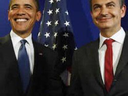 Encuentro entre Barak Obama y Rodríguez Zapatero