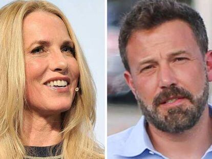 Laurene Powell y Ben Affleck.