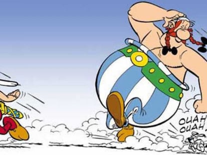 Astérix y Obélix.