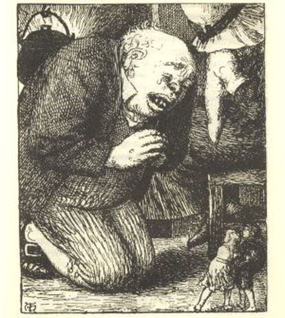 Ilustración de Arthur Hughes.