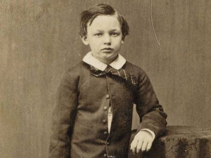 Willie Lincoln, hijo del presidente de EE UU Abraham Licoln, en 1860.