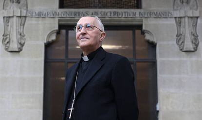 El cardenal Fernando Filoni el viernes en Madrid.