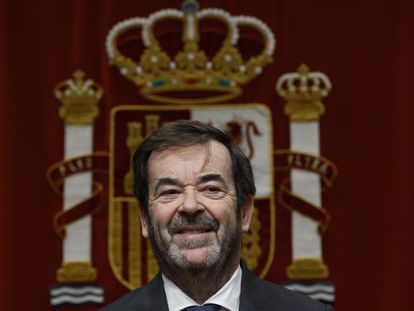 El presidente suplente del Consejo General del Poder Judicial (CGPJ), Vicente Guilarte, en diciembre, en Madrid.