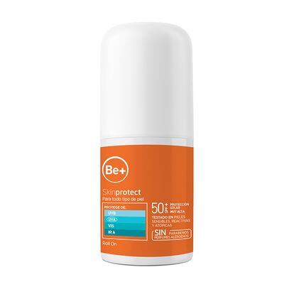Skin Protect Roll On con SPF +50 de Be+ (12,59€ a la venta en farmacias).