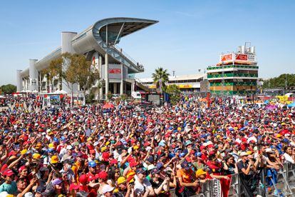 Multitud de aficionados en Montemeló para la sexta prueba del Mundial que se disputa este fin de semana.