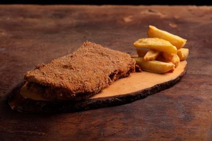 Vegan cachopo from Casa Chema, in Oviedo.