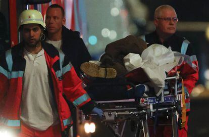 Uno de los heridos en el ataque con un camión en un mercadillo navideño en Berlín.