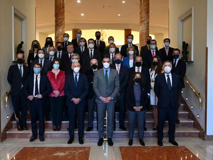 Sánchez mantiene un encuentro con el American Business Council España.