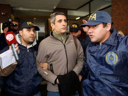 El número dos del ministerio de Planificación del kirchnerismo, Roberto Baratto, detenido por la policía el 3 de agosto pasado. 