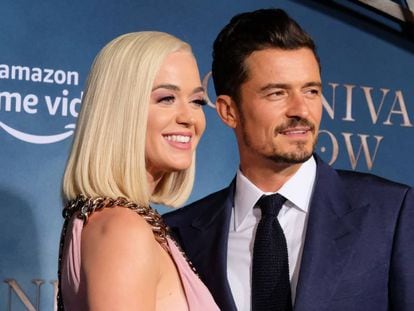 Orlando Bloom y Katy Perry en un estreno en Los Ángeles el pasado miércoles.