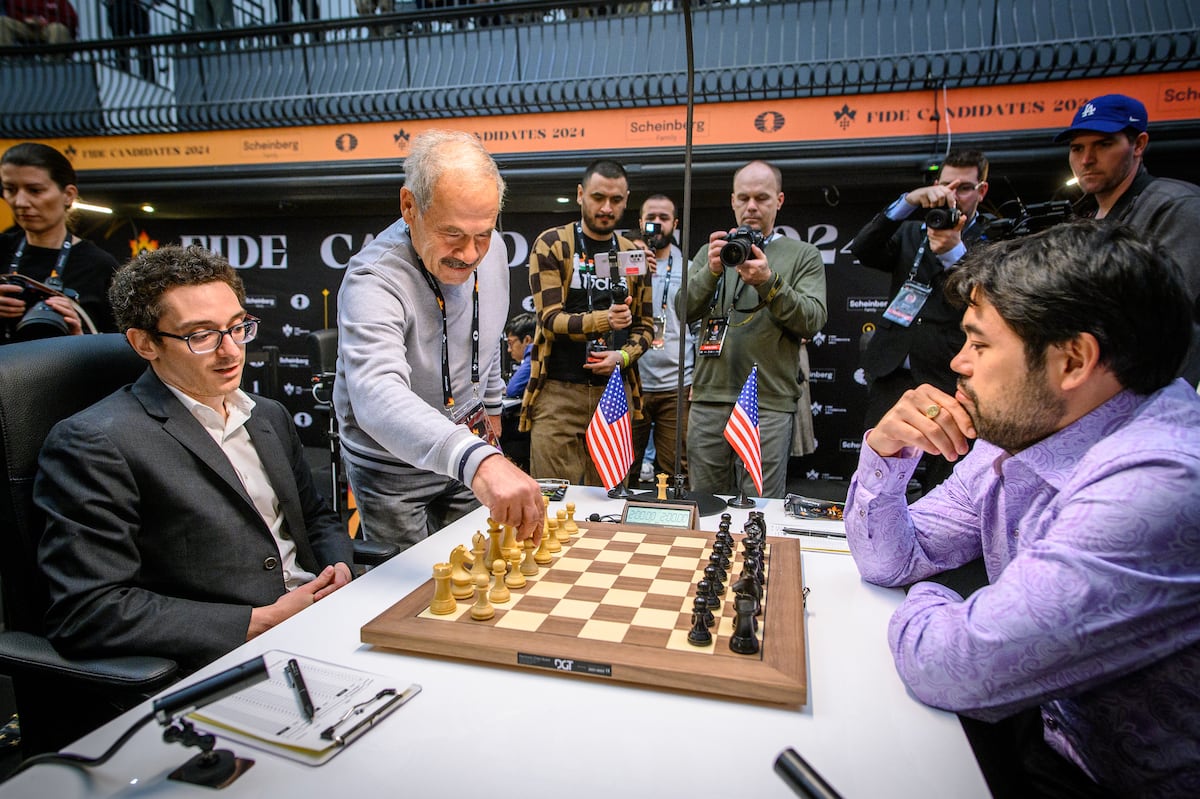 Torneo de Candidatos de Ajedrez: Caruana y Firouzja no rematan posiciones ventajosas en el estreno del Torneo de Candidatos | Ajedrez