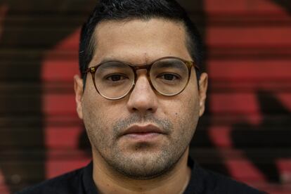 Óscar Martínez, autor de 'Los muertos y el periodista', el 21 de octubre en Madrid.