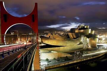 El Museo Guggenheim de Bilbao.