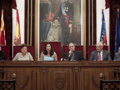 La reuni&oacute;n del Patronato del Misteri d&rsquo;Elx se celebr&oacute; ayer en el Ayuntamiento de la ciudad ilicitana.