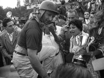 Imagen de archivo de Juan Manuel Fangio, cinco veces campeón del mundo de Fórmula 1.