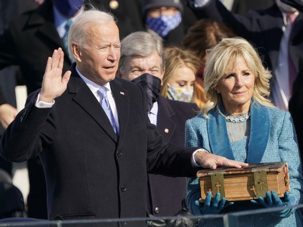 January 20, 2021 - Washington, DC, United States: United States President Joe Biden takes the Oath of Office as the 46th President of the US at the US Capitol in Washington, DC on Wednesday, January 20, 2021. (Chris Kleponis / CNP / Polaris)

Europa Press

20/01/2021