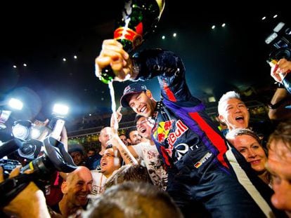 Sebastian Vettel la victoria en el GP de India y su cuarto Mundial consecutivo